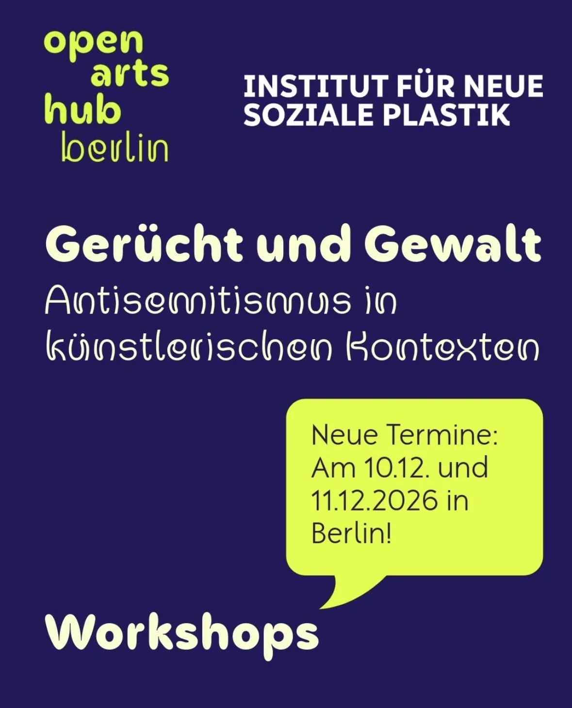 OAH Workshops