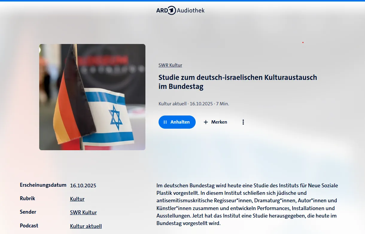 Deutschland und Israel vereint.